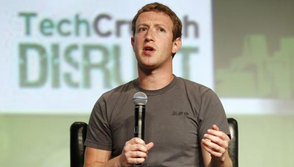 Mark Zuckerberg participó en la conferencia TechCrunch Disrupt. (Reuters)