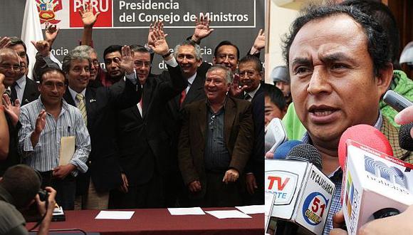 Autoridades regionales afirman que Santos no puede decidir por Cajamarca. (USI)