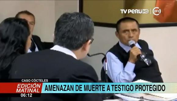 Segundo Crisanto Pulache negó aportar S/13.845 a la campaña presidencial de Fuerza 2011. Su testimonio es clave para la fiscalía.&nbsp;(FOTO: TV Perú)