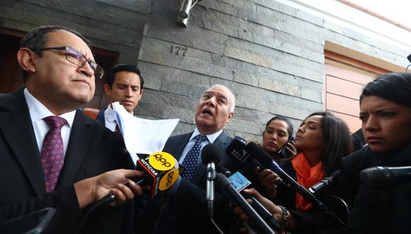 Wilfredo Pedraza indicó que las pruebas deben ser incluidas en la carpeta fiscal de forma correcta. (Foto: GEC)