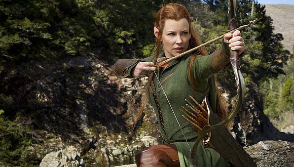 El Hobbit presenta a su único personaje femenino, interpretado por Evangeline Lilly. (AP)