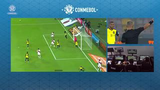 Perú 1- 1 Ecuador: Revisión del VAR al minuto 68 después del gol de Edison Flores