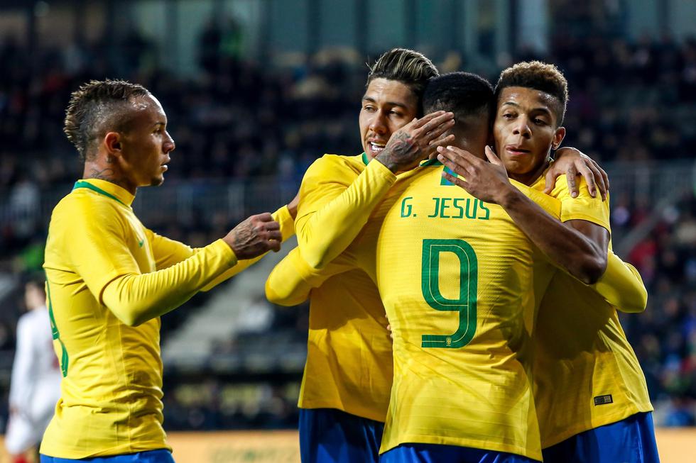 Brasil ganó 3-1 a República Checa con doblete de Gabriel Jesus en amistoso. (EFE)