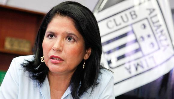 La empresaria Susana Cuba renunció a la administración de Alianza Lima. (Alianza Lima)