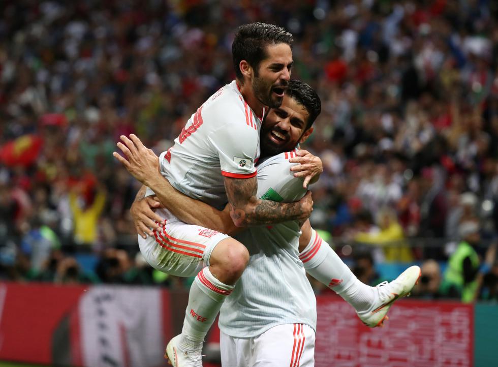 España e Irán completaron la segunda jornada del grupo B del Mundial tras la victoria de Portugal sobre Marruecos. (REUTERS)