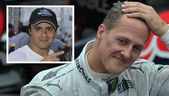 Michael Schumacher mostró reacciones, según Felipe Massa. (AFP)