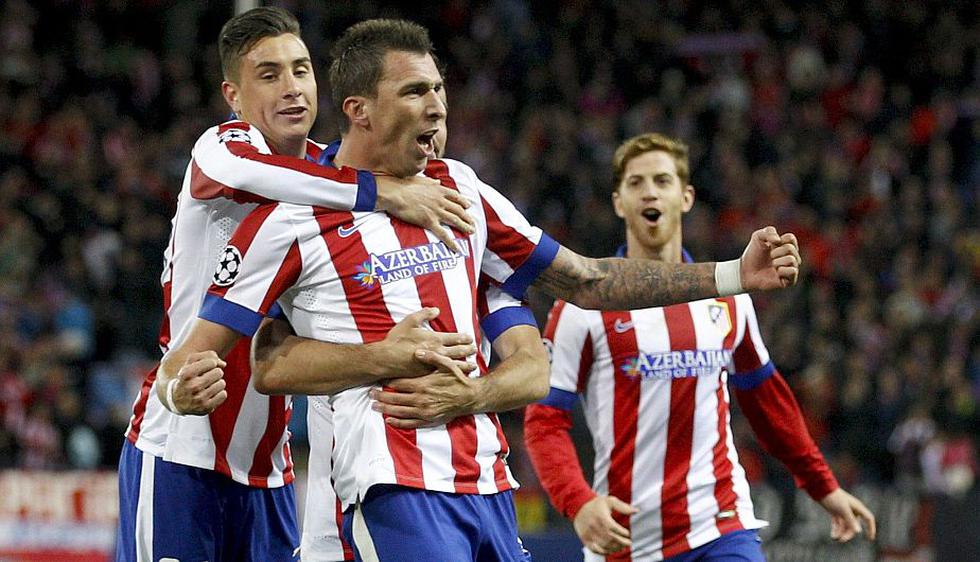 Atlético de Madrid goleó 4-0 al Olympiakos y clasificó a octavos de final de la Champions League. (EFE)