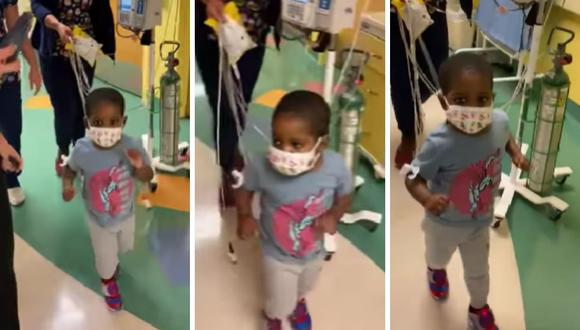 Waylen Blount, de tres años, estuvo 8 meses esperando un donante para poder salvar su vida. (Foto: Facebook Joe DiMaggio Children's Hospital)