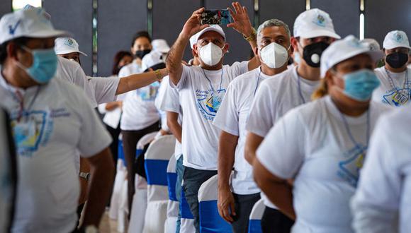 El proceso de las elecciones en Nicaragua ha causado controversia por el establecimiento de leyes que restringen la participación de opositores. (Foto: OSWALDO RIVAS / AFP)
