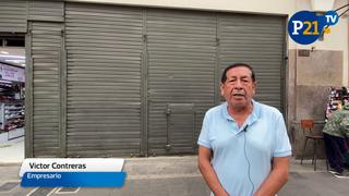 Víctor Contreras, empresario textil: “Muchos negocios de la zona hemos quebrado”