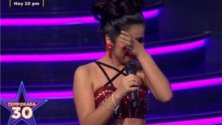 Imitadora de Selena Quintanilla llora ante los halagos del jurado de ‘Yo soy’ 