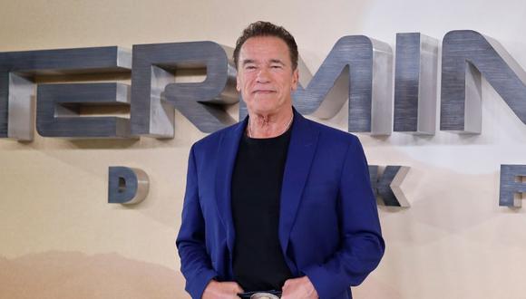 Arnold Schwarzenegger participa en cumbre contra el cambio climático en Austria. (Foto: Nicholas Kamm / AFP)