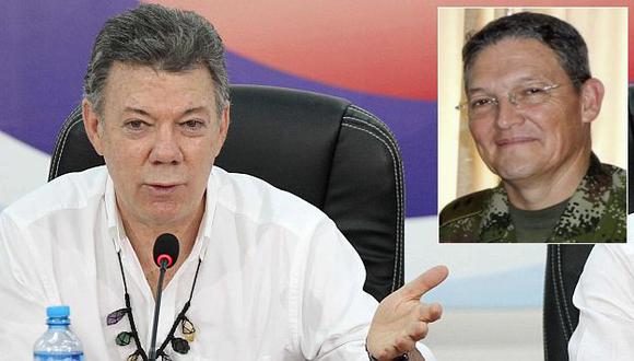 Colombia: Presidente Santos confirmó liberación de general Alzate. (EFE/AFP)