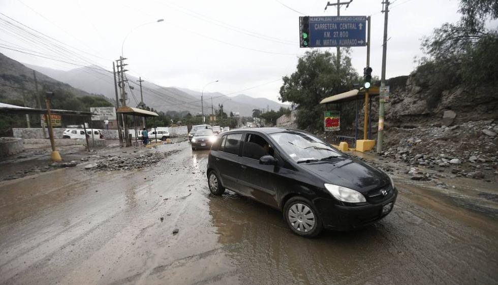 Chosica: Nuevo huaico bloquea la Carretera Central. (Renzo Salazar/Perú21)