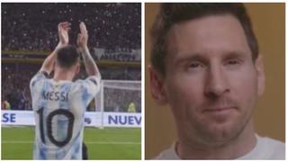 Lionel Messi quedó emocionadísimo al recordar ovación en La Bombonera [VIDEO]