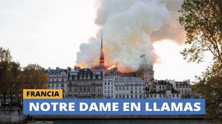 Incendio que en la catedral de Notre Dame