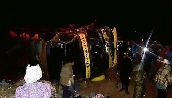 En el accidente también fallecieron 15 personas. (Foto: Andina)