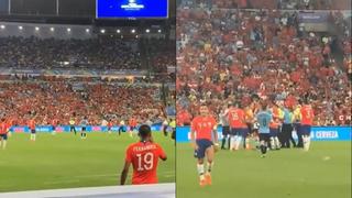 La reacción de Alexis Sánchez por el incidente entre Gonzalo Jara e hincha [VIDEO]