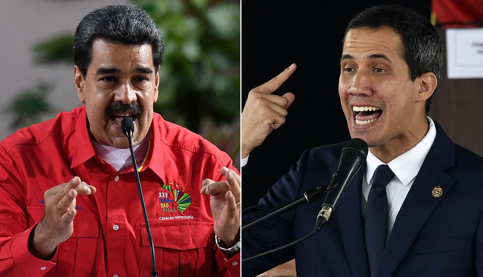 Nicolas Maduro y Juan Guaidó pugnan por el poder en Venezuela. (Foto: AFP)