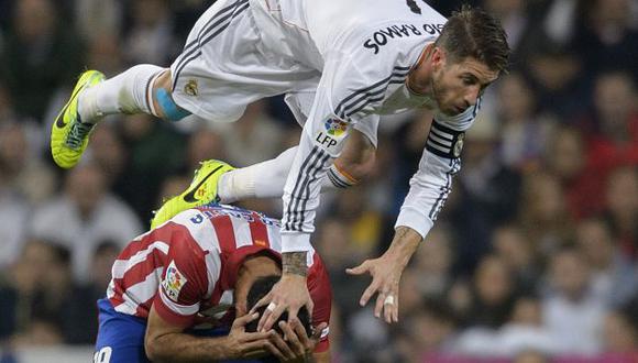 El castigador. Atlético disparó las alarmas en el Bernabéu. (AFP)