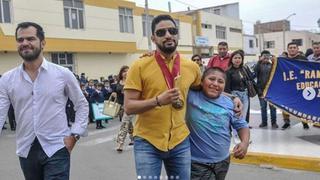 Empresario árabe que ayudó a niño trujillano alentó a Perú en su debut por la Copa América [FOTOS]