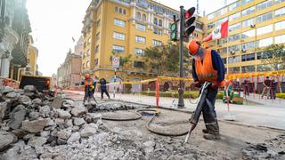 Aplicarán plan de desvío vehicular por obras de peatonalización en el Centro de Lima