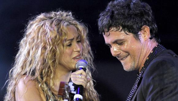 Shakira y Alejandro Sanz, colegas y grandes amigos. (Foto: AFP)