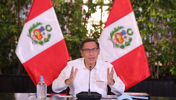 Vizcarra anuncia bono para personal de la PNP, las FF.AA. y del INPE. (Foto: Presidencia)