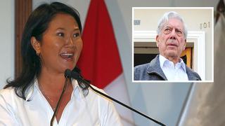 Keiko Fujimori pide a Mario Vargas Llosa que "primero viva en el Perú para que después se pronuncie"