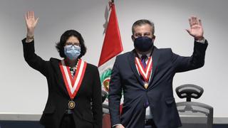 Piero Corvetto y Carmen Velarde juraron como jefes de la ONPE y el Reniec