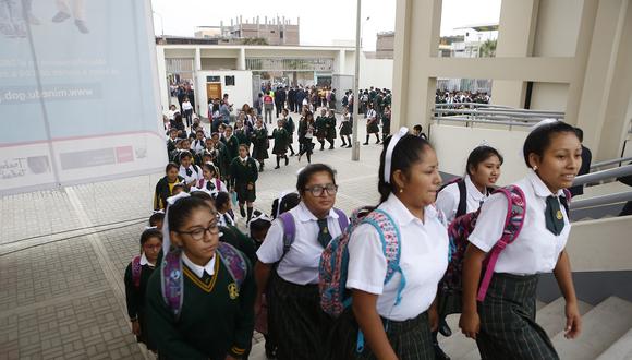 Suspenden clases escolares en colegios de Lima Metropolitana.  (Foto GEC Archivo)