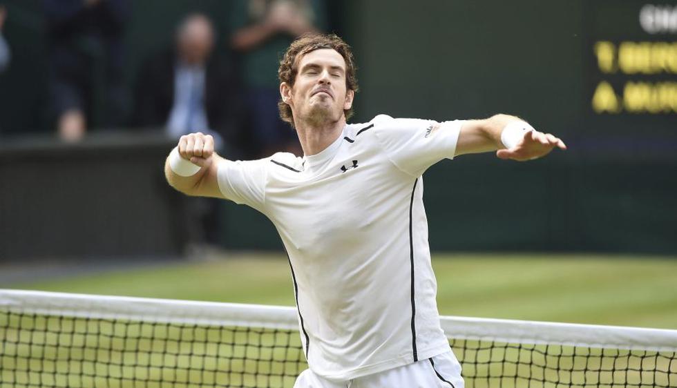 Andy Murray venció a Tomas Berdych y es finalista de Wimbledon. (EFE)