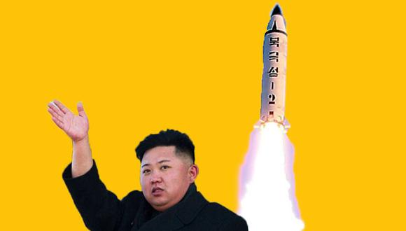 Gobierno de Kim Jong-un habría lanzado misil de prueba. (Composición)