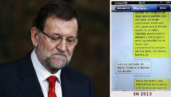 PRESIONADO. Mostraron mensajes entre Rajoy y Bárcenas. (Reuters)