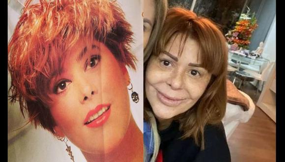 Alejandra Guzmán y su irreconocible rostro tras retoques, tratamientos y cirugías. (Composición)