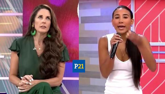 Rebeca Escribens condenó las frases discriminatorias de Samahara Lobatón contra Youna. (Foto: América TV)
