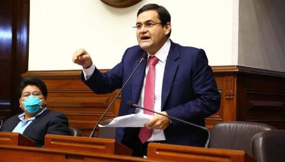 El congresista Jorge Pérez era el representante de Somos Perú en la comisión. (Foto: Congreso)