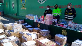 Incautan dos toneladas de medicamentos vencidos que iban a ser vendidos en Huancayo