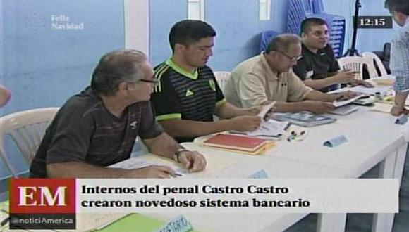 Bankomunal funciona hace tres años en el penal Miguel Castro Castro. (América Noticias)