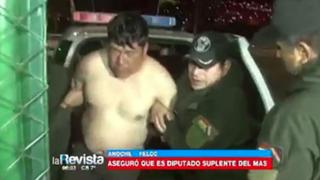 Bolivia: Diputado del partido de Evo Morales fue impedido de viajar en avión por estar ebrio | VIDEO