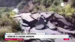 Arequipa: Tierra se abre tras registrarse sismos consecutivos
