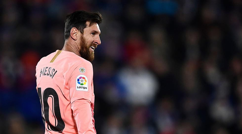 Lionel Messi lidera la tabla de goleadores en la Liga española con 16 goles. Este domingo le marcó al Getafe. (Foto: AFP)