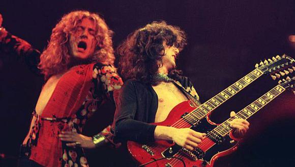 Robert Plant y Jimmy Page de Led Zepellin. (WiredImage)