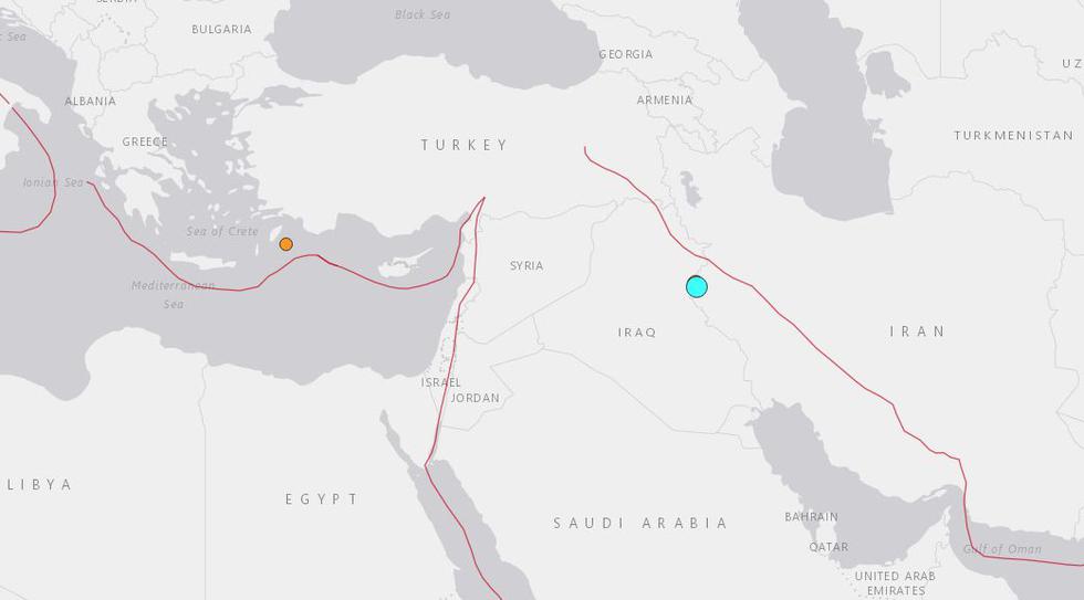 Terremoto de 6.3 grados remece oeste de Irán