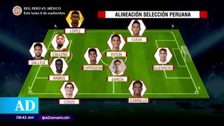 Mira el once ideal de la selección peruana en su último entrenamiento