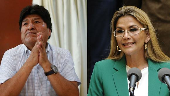 Jeannine Añez y varios de sus exministros son acusados de "sedición y terrorismo" durante la crisis de 2019 que derivó en la renuncia de Evo Morales a la Presidencia. (Foto: EFE / AFP)