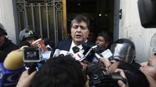 Alan García solicitó a Fiscalía declarar por el caso Odebrecht