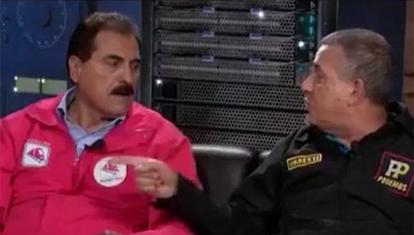 Julio Gagó y Daniel Urresti se enfrascaron en un duelo verbal durante debate televisivo. (Foto: Willax TV)