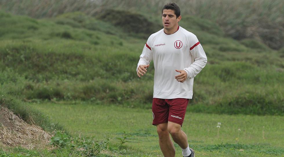Aldo Corzo se unió a los entrenamientos de Universitario de Deportes.(Universitario)