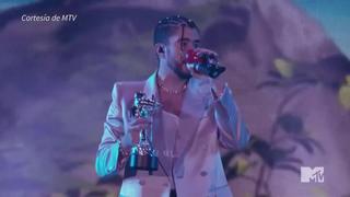 MTV Music Awards: Bad Bunny gana premio al artista del año